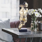 Silence is Golden Abstract Thinker Statue