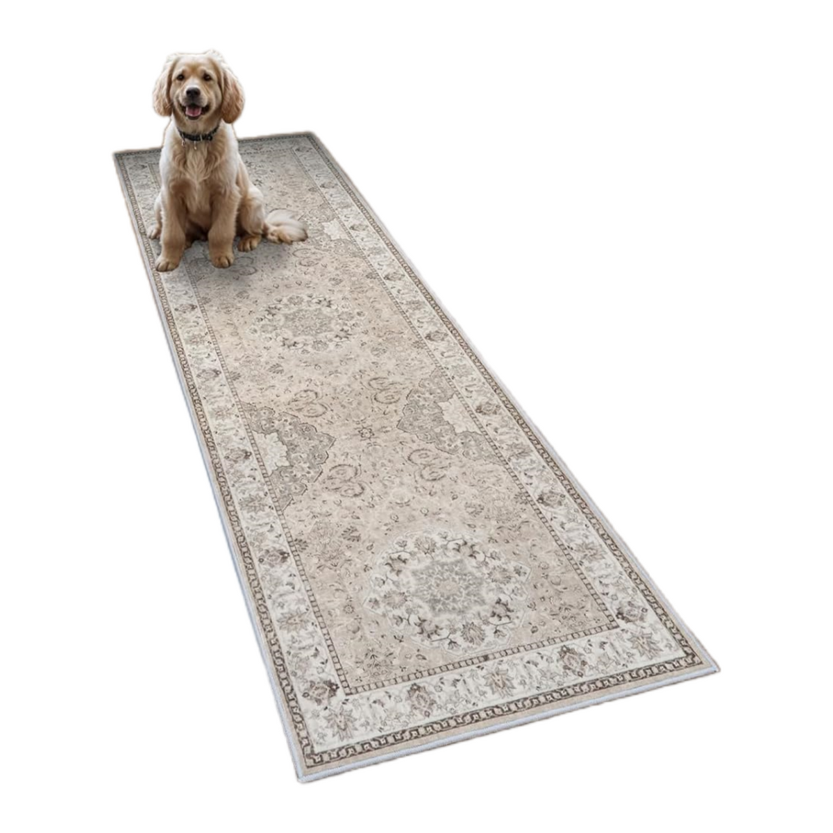 Washable Vintage Hallway Runner Rug