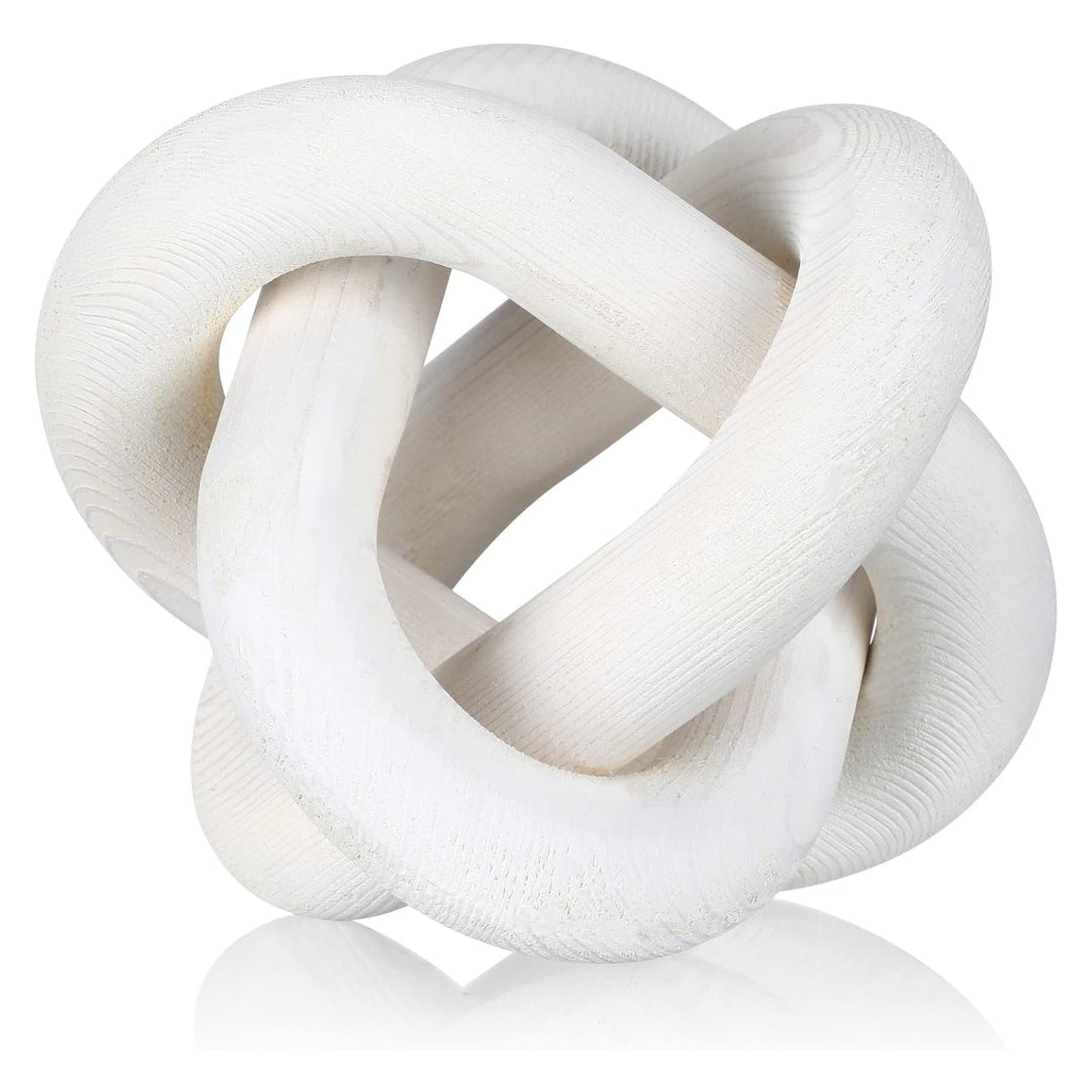 3-Link Wood Knot Decor for Tabletop & Shelf